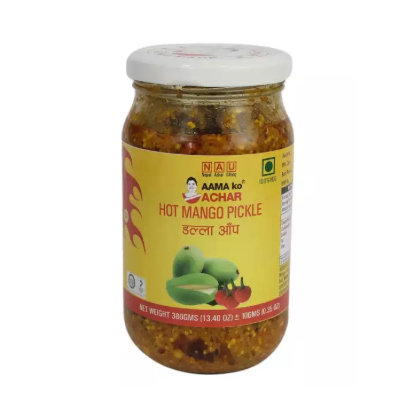 Nepal Achar Udhyog Aama Ko Achar Hot Mango Pickle - 380 gm